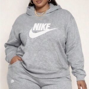Nike Women's Heather Gray Hoodie